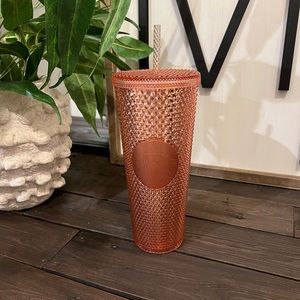 Starbucks Rose Gold Studded Tumbler 🎀🤩